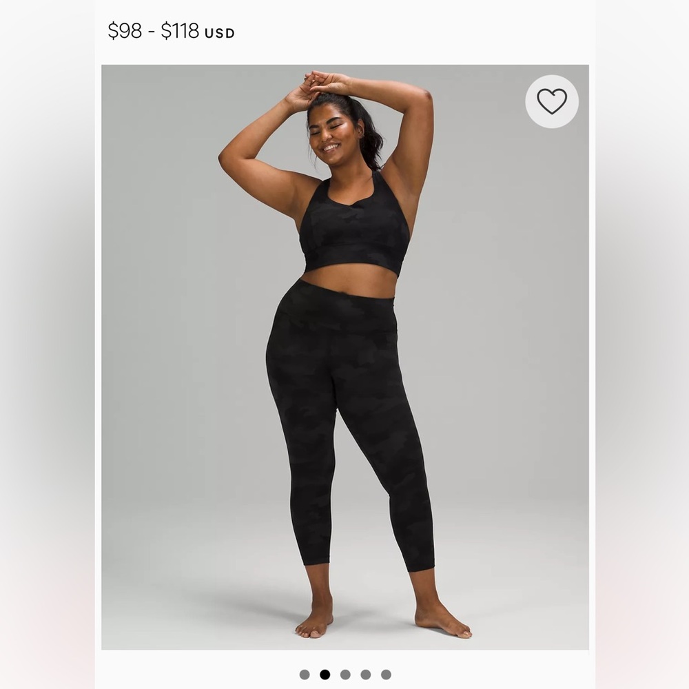 Lululemon Align High Rise Pant (25”) - Heritage 365 Camo Deep Coal Multi